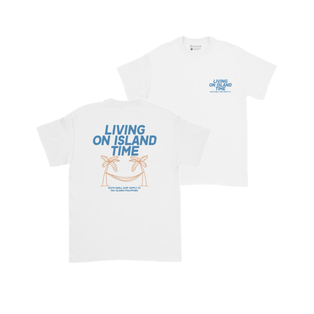 LIVING ON ISLAND TIME Lifestyle Tee