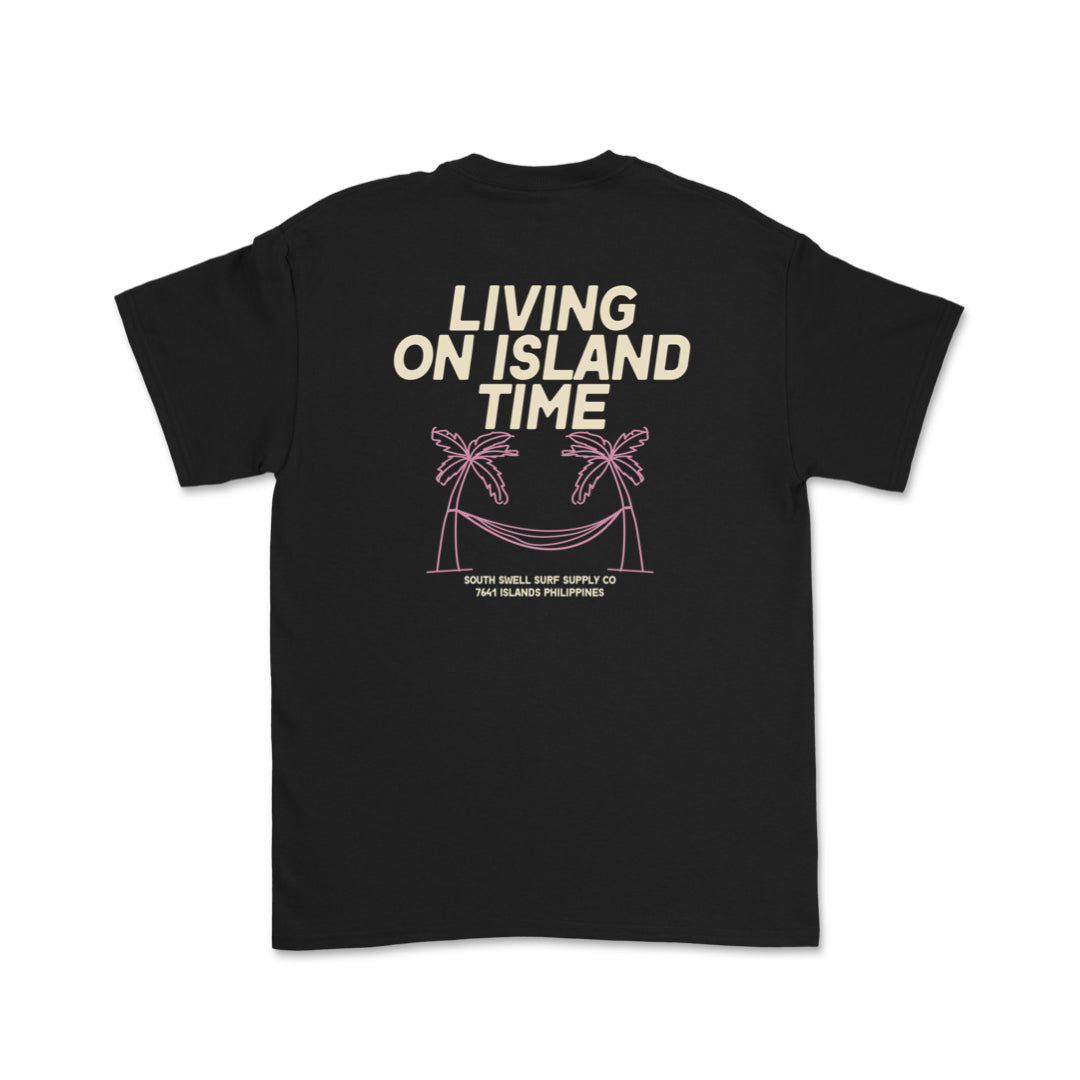 LIVING ON ISLAND TIME Lifestyle Tee