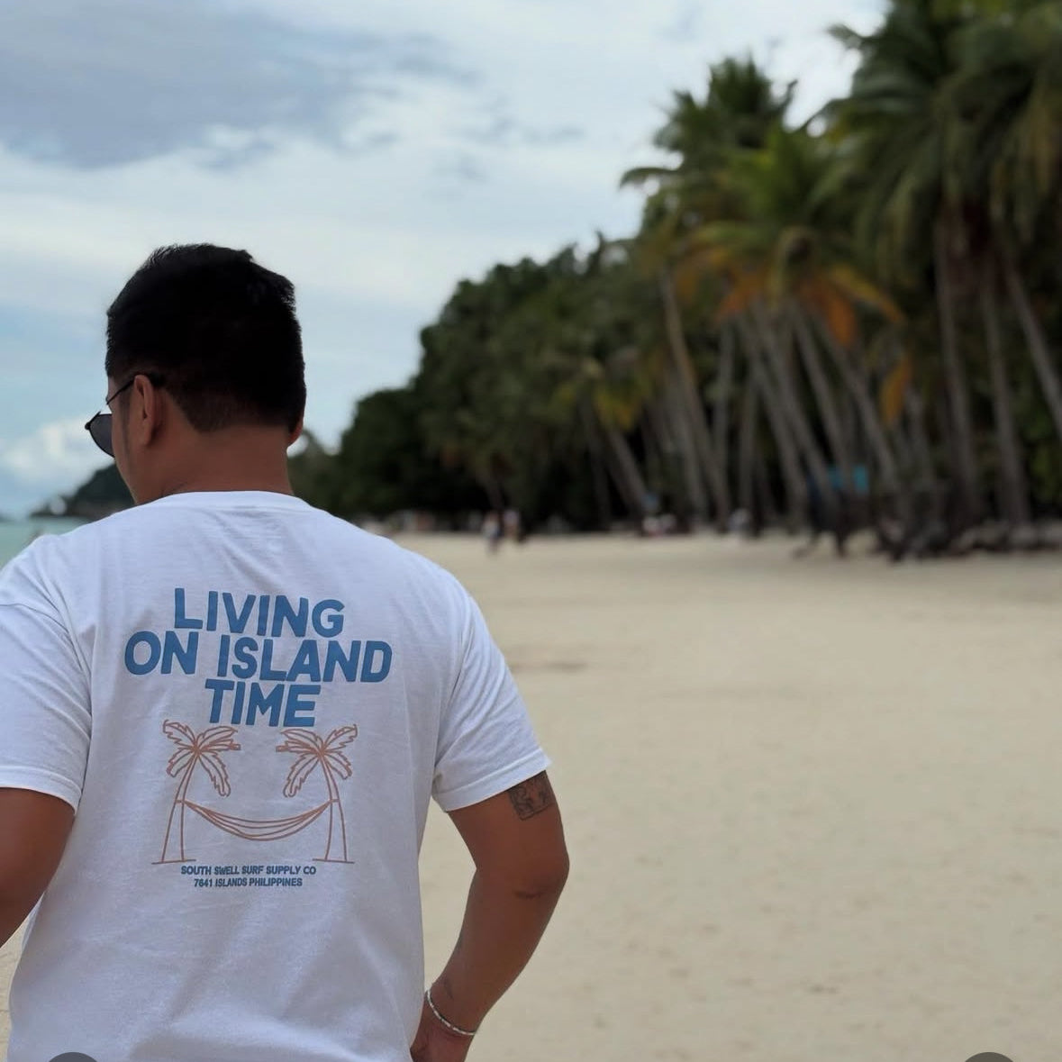 LIVING ON ISLAND TIME Lifestyle Tee
