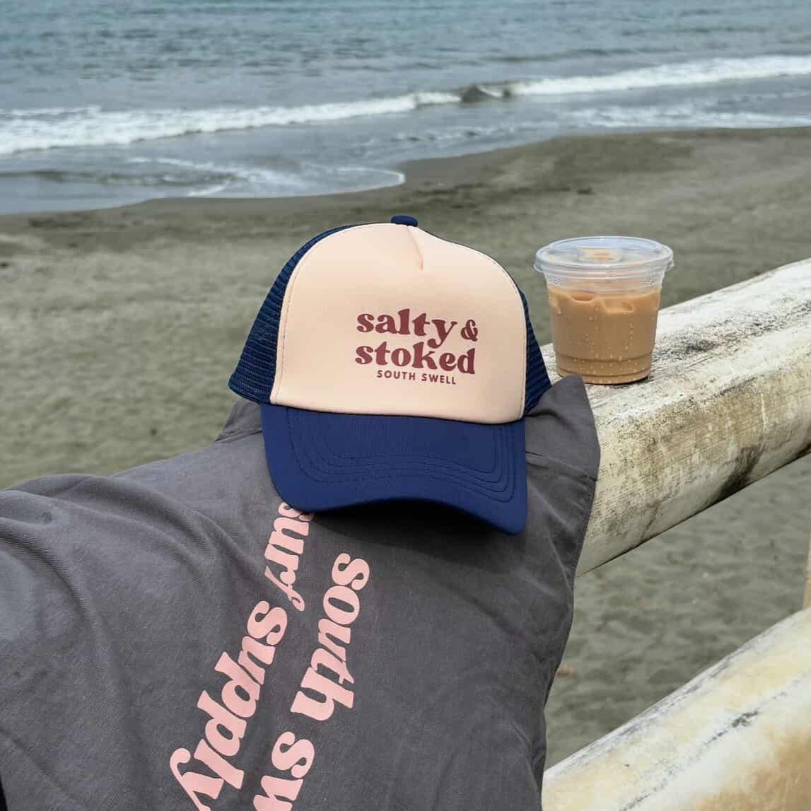 SALTY & STOKED Trucker Cap