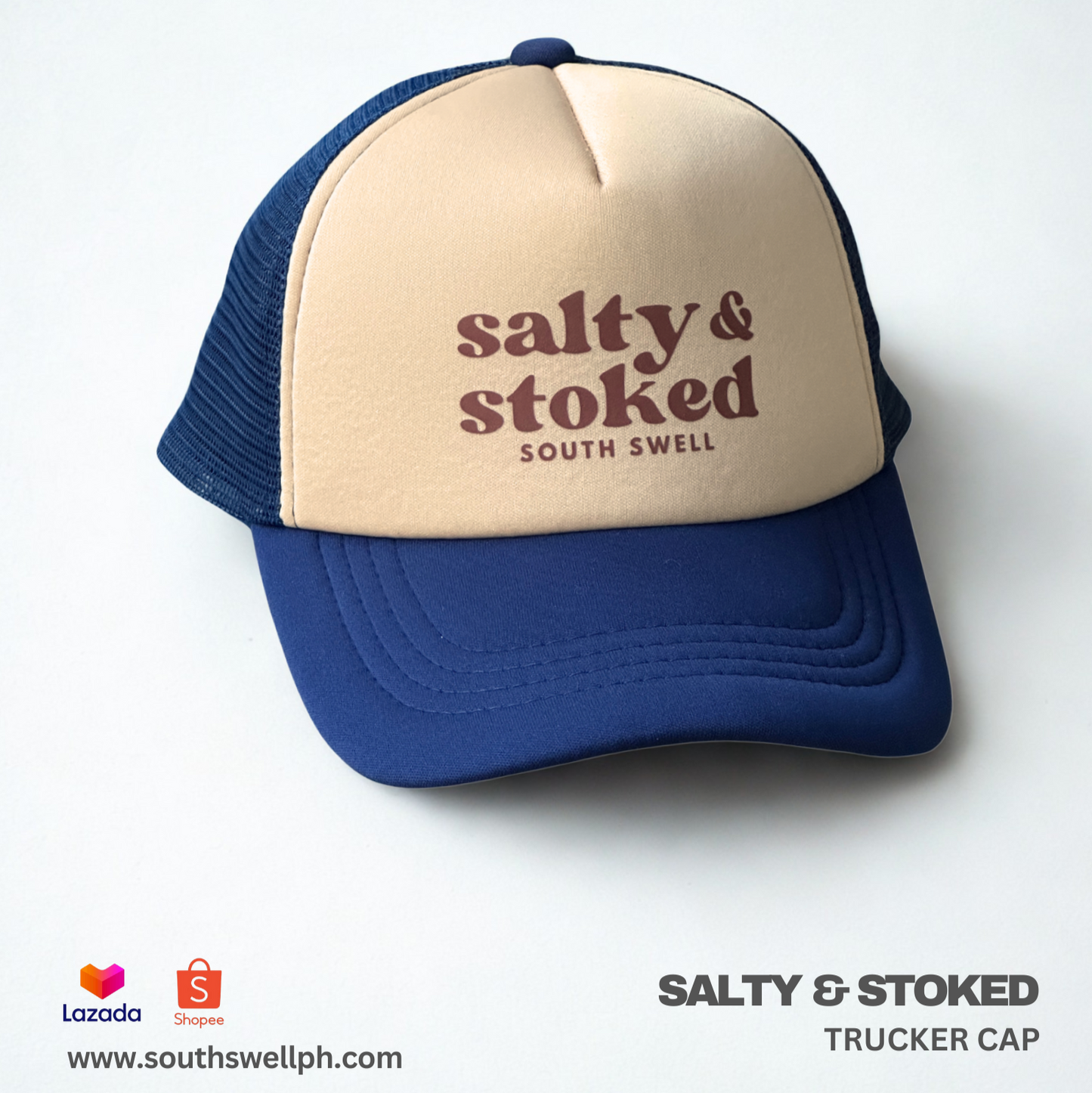 SALTY & STOKED Trucker Cap