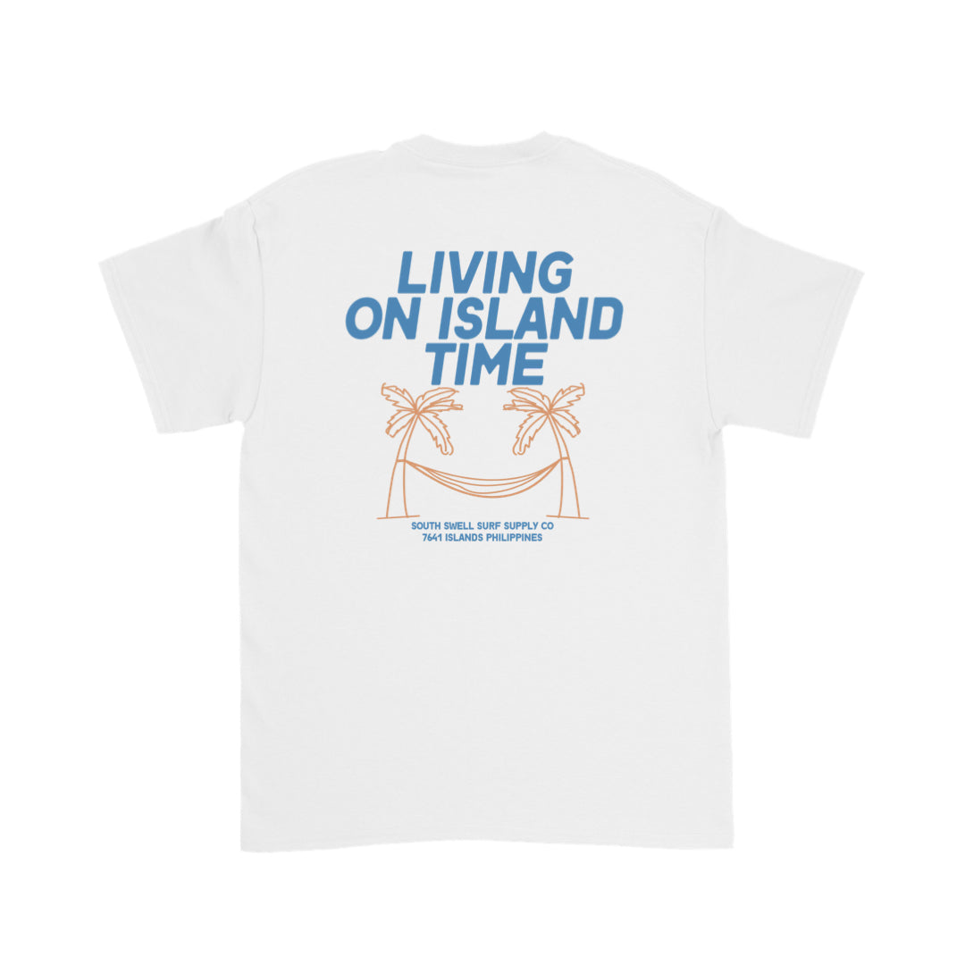 LIVING ON ISLAND TIME Lifestyle Tee