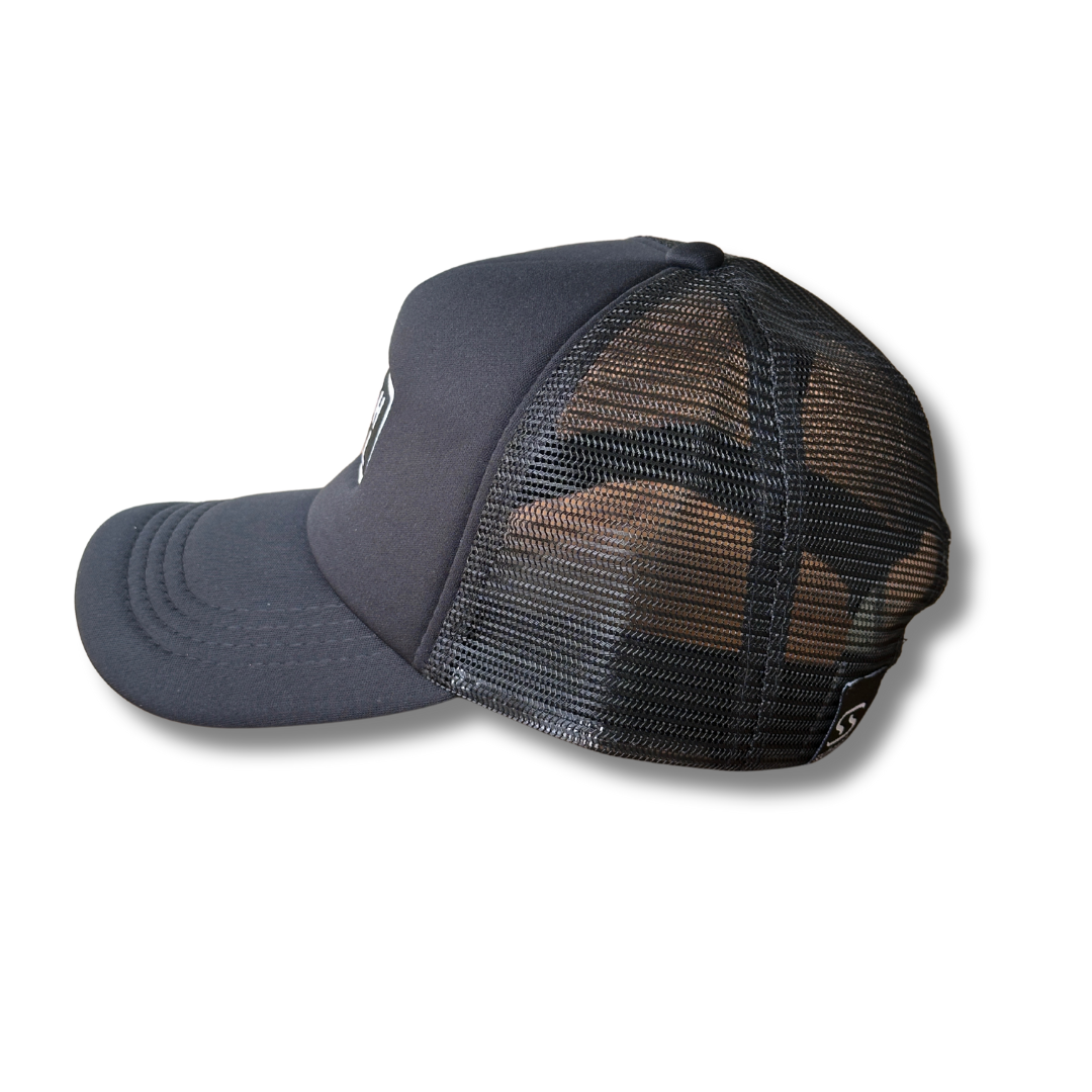 JAMMY (Black) Trucker Cap