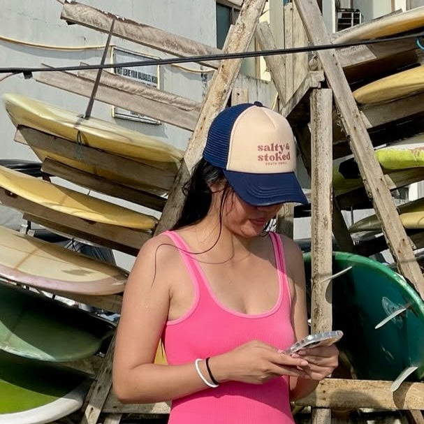 SALTY & STOKED Trucker Cap