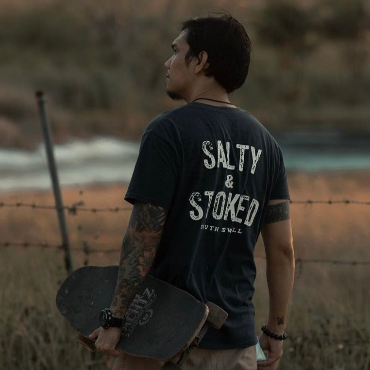 SALTY & STOKED Lifestyle Tee